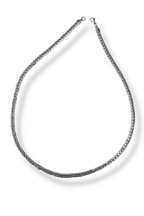 گردنبند استیل ( فولاد ) طوسی زنانه استیل (فولاد) Takıştır - کد 922728583