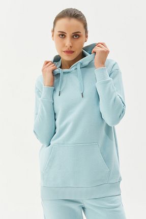 سوئیشرت آبی زنانه ساده bilcee - کد 258577616