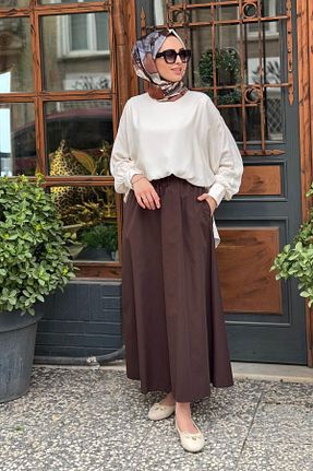 تونیک حجاب سفید زنانه مخلوط ویسکون Al-Marwah - کد 922739784