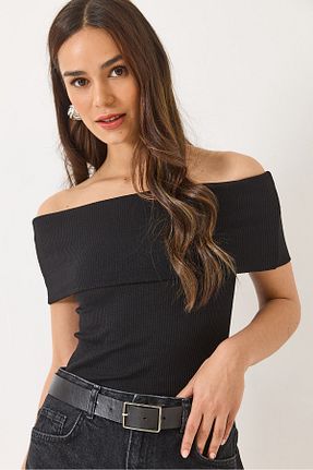 بلوز مشکی زنانه Straight Bianco Lucci - کد 922751820