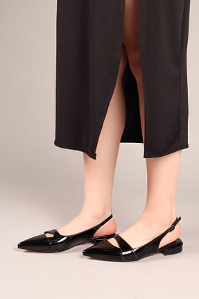 بابت مشکی زنانه چرم لاکی Birikon - کد 922751796