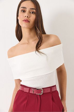 بلوز سفید زنانه Straight Bianco Lucci - کد 922751849