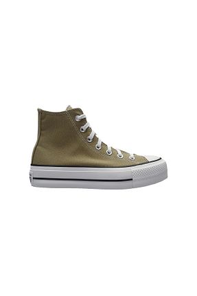 کفش اسنیکر سبز مردانه بند دار Converse - کد 865345550