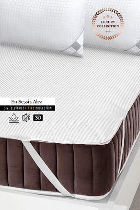 محافظ تشک سفید پنبه پلی استر Mislina Home - کد 103628905