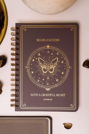 دفتر قهوه ای Sert Matt Notebook - کد 922771698
