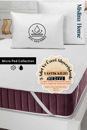 محافظ تشک سفید پلی استر Mislina Home - کد 84249068