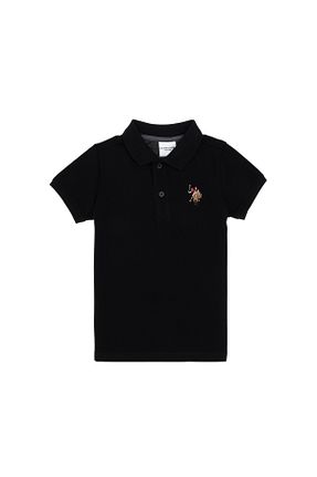 پولوشرت مشکی بچه گانه پنبه ای U.S. Polo Assn. - کد 922763612