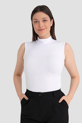 بادی سفید زنانه یقه ماهیگیر Arma Yıldız - کد 922761850