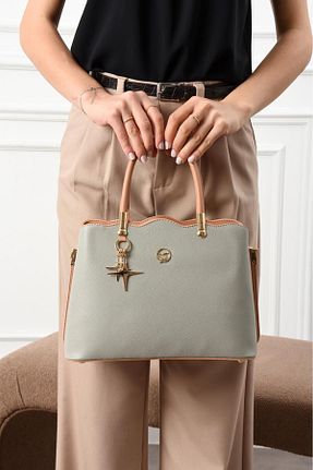 کیف دوشی طوسی زنانه پلی استر STYLE BAGS - کد 922763026