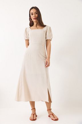 لباس بژ زنانه بافتنی Bianco Lucci - کد 922763690