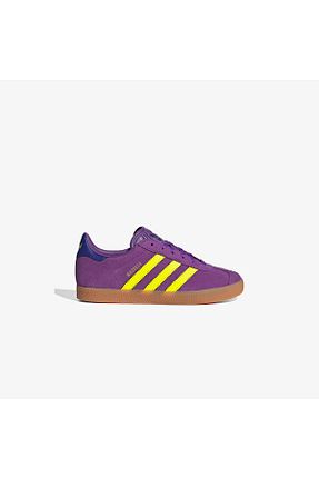 کفش اسنیکر بنفش بچه گانه بند دار adidas - کد 922776720