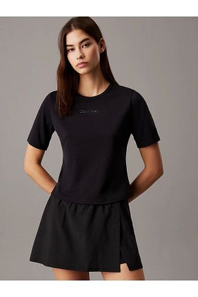 تیشرت مشکی زنانه رگولار Calvin Klein - کد 901705308