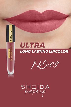 رژ لب قهوه ای مات Sheida - کد 202434107