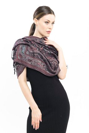 شال قهوه ای زنانه کشمیر K&B PASHMINA - کد 73402710