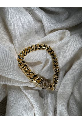 دستبند استیل (فولاد) طلائی زنانه استیل (فولاد) Volse - کد 922806283