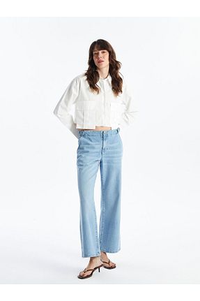 شلوار جین آبی زنانه جین LC Waikiki - کد 923492951