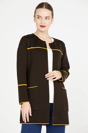 کت قهوه ای زنانه رگولار Sementa - کد 68332671