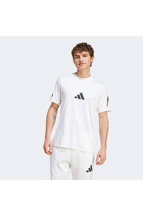 تیشرت اسپرت سفید مردانه رگولار adidas - کد 852548184