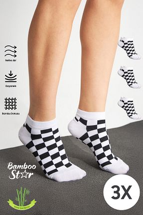 جوراب رنگی زنانه بامبو bamboo star - کد 922806217