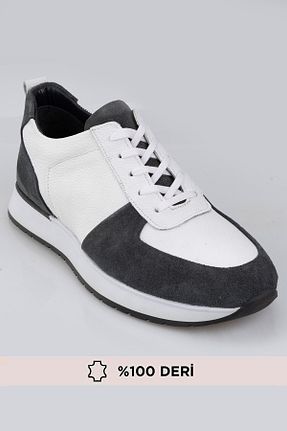 کفش کژوال سفید مردانه چرم خالص maximoda - کد 922865284