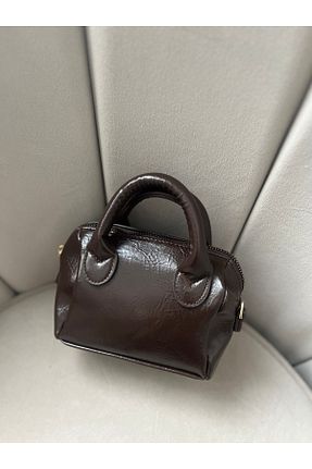 کیف دوشی قهوه ای زنانه چرم مصنوعی analua - کد 922866479