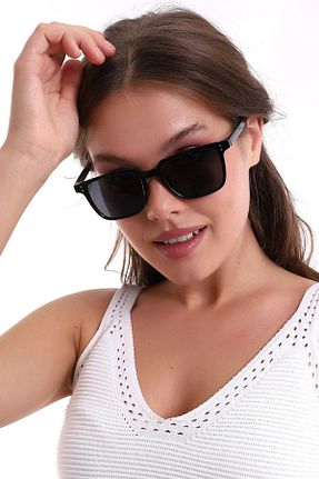 عینک آفتابی مشکی زنانه 58 Umay - کد 922883461