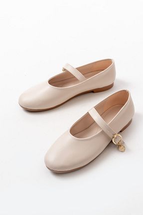 بابت بژ زنانه چرم مصنوعی Evla Shoes - کد 922896110