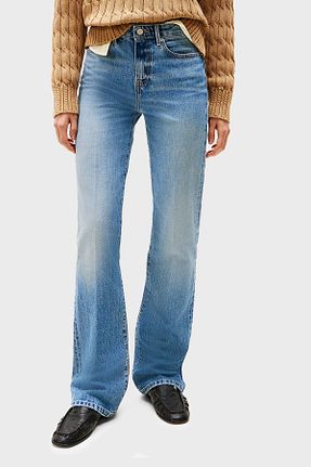 شلوار جین سرمه ای زنانه پاچه اسپانیولی Tommy Hilfiger - کد 922898311