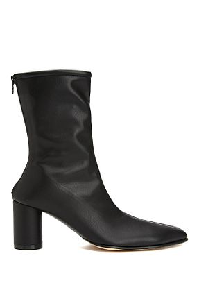 بوت / نیم بوت مشکی زنانه پاشنه ضخیم MM6 Maison Margiela - کد 923665461