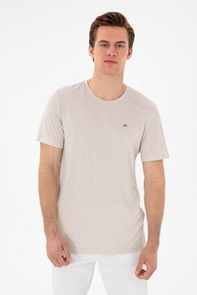 تیشرت طوسی مردانه رگولار U.S. Polo Assn. - کد 922899381