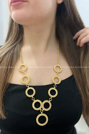 گردنبند استیل ( فولاد ) متالیک زنانه استیل (فولاد) ROSELİNNA - کد 897061063