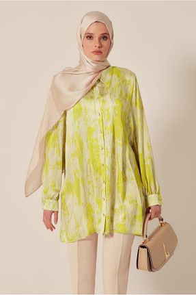 تونیک حجاب سبز زنانه پلی استر Alvina - کد 922907224