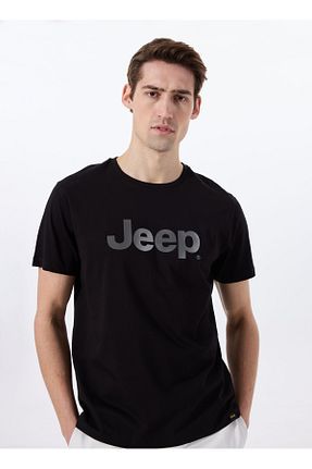 تیشرت مشکی مردانه Relaxed Jeep - کد 922905276