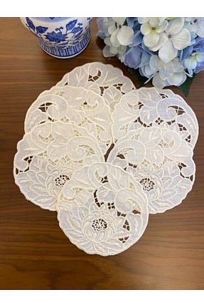 سرویس آمریکائی قهوه ای گرد Denef Home - کد 922169176