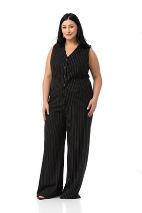 ست بالاتنه و پائین تنه سایز بزرگ مشکی زنانه کش دار DISENTIS MODEST - کد 922926572