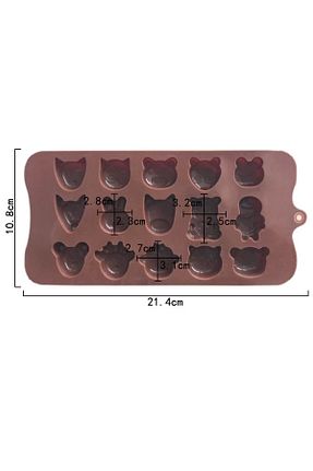 قالب کیک و فر قهوه ای سیلیکون Epinox - کد 865588025