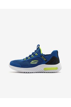 کفش اسنیکر سرمه ای بچه گانه بند دار Skechers - کد 923691595