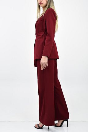ست بالاتنه و پائین تنه زرشکی زنانه Biriz Moda - کد 922968946