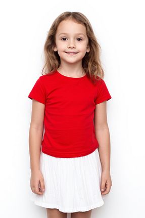 تیشرت قرمز بچه گانه رگولار Trend Bebe Butik - کد 923695026