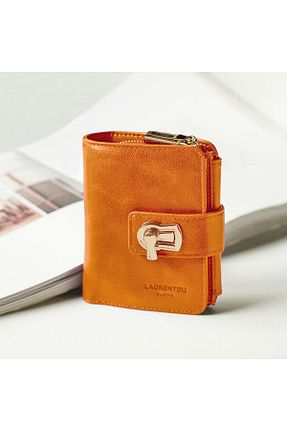 کیف پول نارنجی زنانه ابعاد کوچک Laorentou - کد 922985258