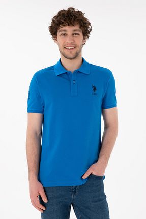 پولوشرت نارنجی مردانه پنبه ای U.S. Polo Assn. - کد 922972079