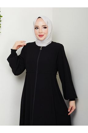 کلاه و ابایا مشکی زنانه پنبه ای MODA - کد 879387491