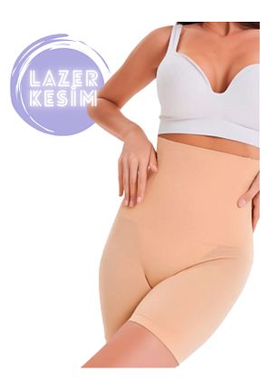 گن لاغری اسپرت بژ زنانه اسلیپ FİTFORMGİYİM - کد 922995709