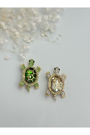 سنجاق سینه سبز فلزی MyladyAccessoriess - کد 923022206