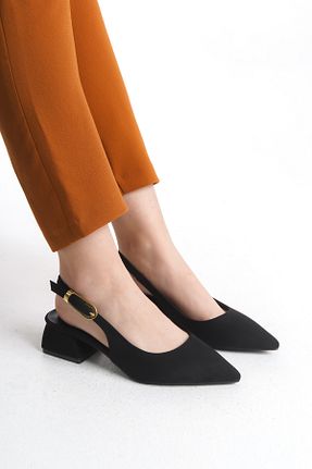 کفش پاشنه بلند کلاسیک مشکی زنانه چرم لاکی Entella Store - کد 922499309