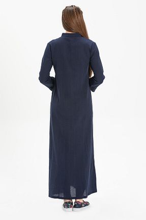 کلاه و ابایا سرمه ای زنانه پنبه ای Eliş Şile Bezi - کد 92945950