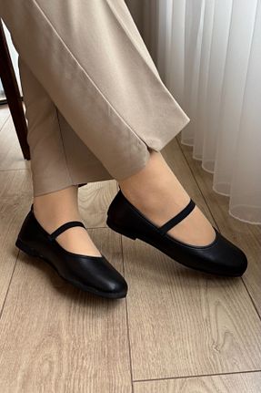 بابت مشکی زنانه پارچه ای Ayakkabı Podyumum - کد 925758160
