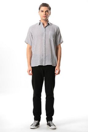پیراهن مشکی مردانه رگولار Eliş Şile Bezi - کد 923024840