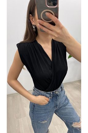 بادی مشکی زنانه دو سینه Nazline - کد 923026829