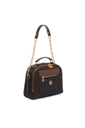 کیف دوشی متالیک زنانه چرم خالص Tergan - کد 905973617
